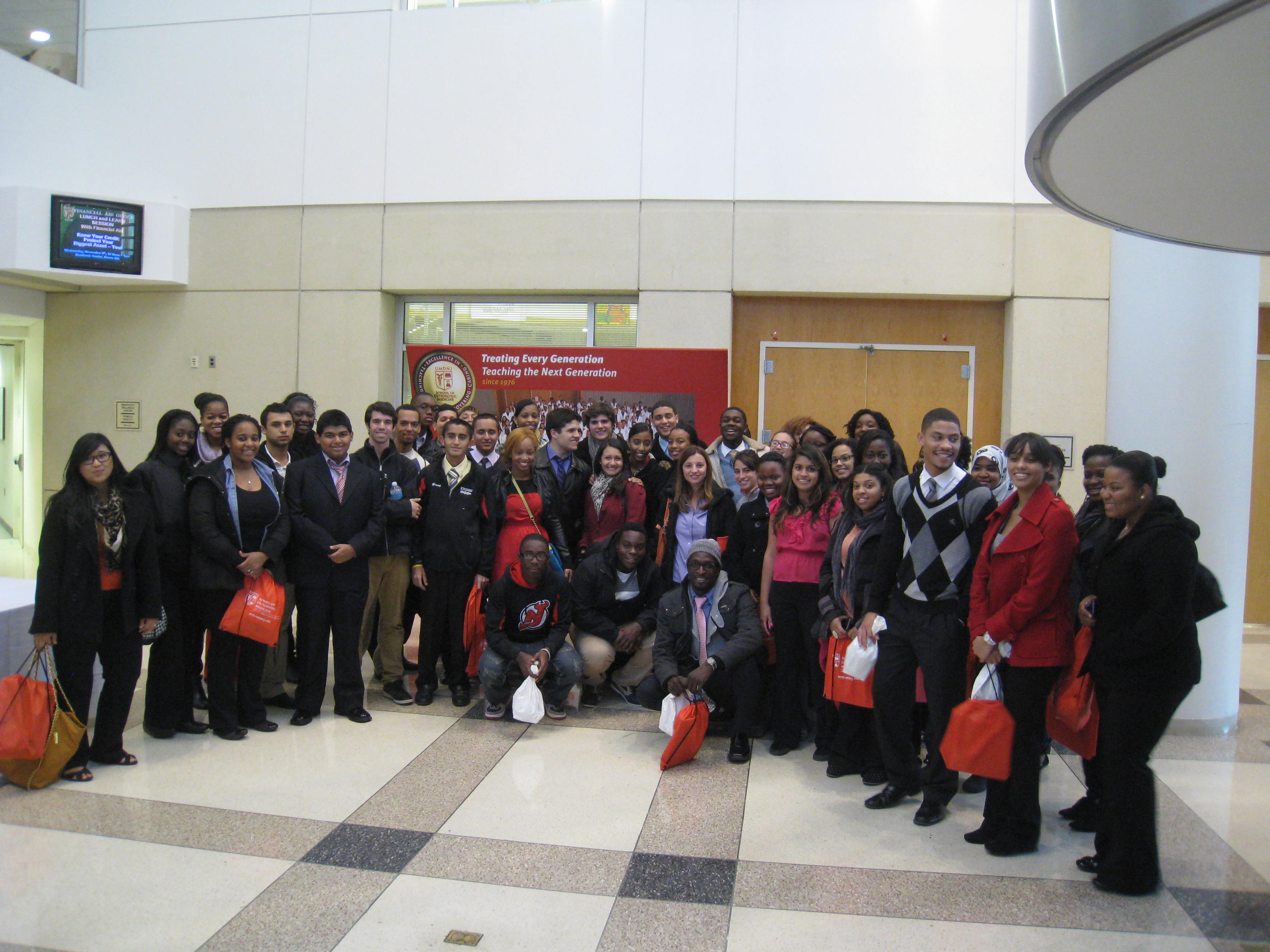 ODASIS General Chemistry students took a trip to UMDNJ - SOM
